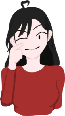 감정표현_긴팔빨간티_여자_무테