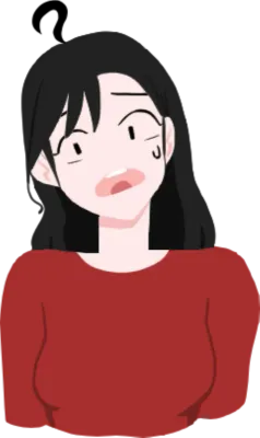 감정표현_긴팔빨간티_여자_무테