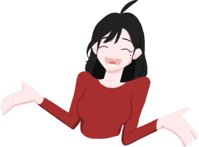 감정표현_긴팔빨간티_여자_무테