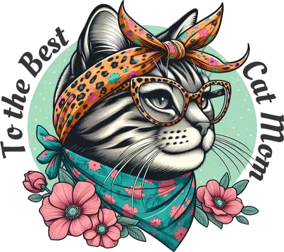 행복한 어머니의 날 고양이