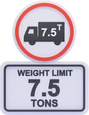 Weight Limit Sign