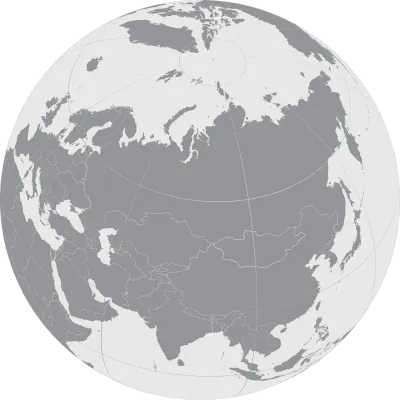 지구본 위의 지도