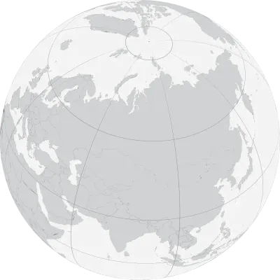 지구본 위의 지도