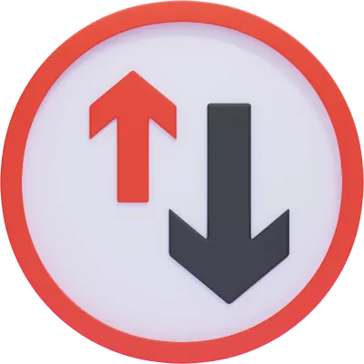 Give Way to Oncoming Traffic Sign