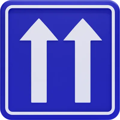 One Way Traffic Sign