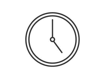 掛け時計のアイコン