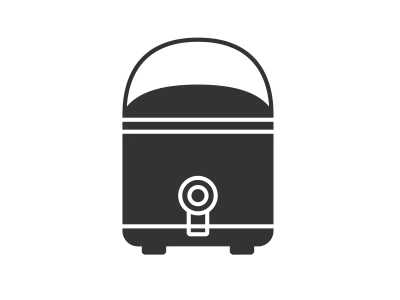 ウォータージャグのシルエット