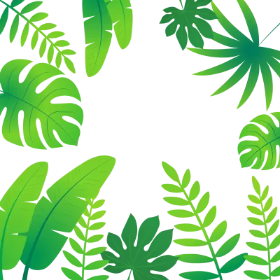 여름 트로피칼 나뭇잎