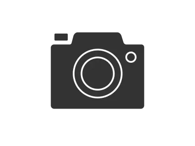 カメラのシルエットのイラスト