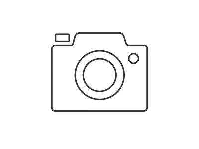 カメラのアイコンのイラスト