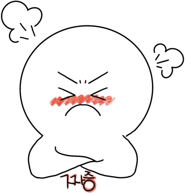 귀여운 감정 캐릭터