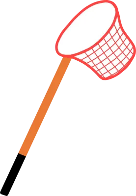 잠자리채 일러스트