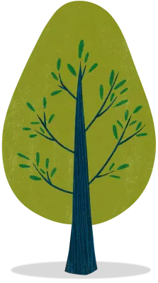 간단한 나무 일러스트