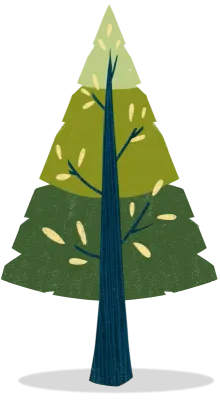 간단한 나무 일러스트