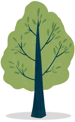 간단한 나무 일러스트