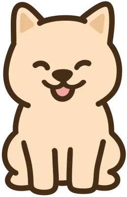 앉아있는 시바견