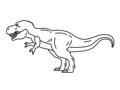 恐竜のティラノサウルス