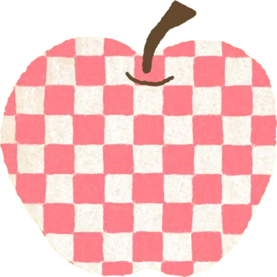 패턴 유니크한 사과 스티커 일러스트 꾸미기 아이콘 드로잉 종이질감 귀여운