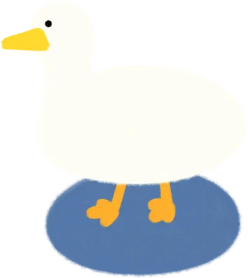 서있는_오리_그림자