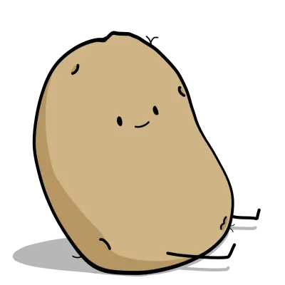 귀여운 감자 캐릭터