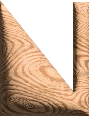 영문 대문자 나무재질 3D문자