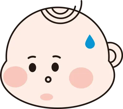 아기 감정 일러스트 세트