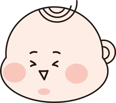 아기 감정 일러스트 세트