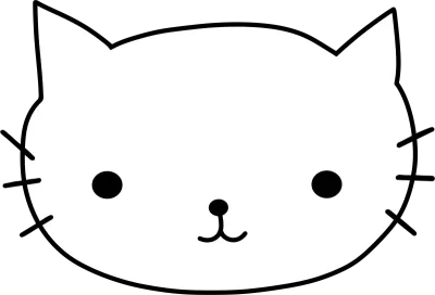 귀여운 고양이 얼굴