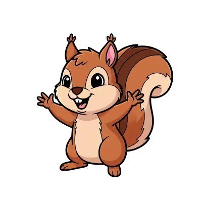 다람쥐, 귀여운다람쥐,만화다람쥐,다람쥐캐릭터,어린이집다람쥐
