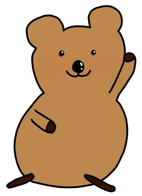 귀여운 쿼카 캐릭터