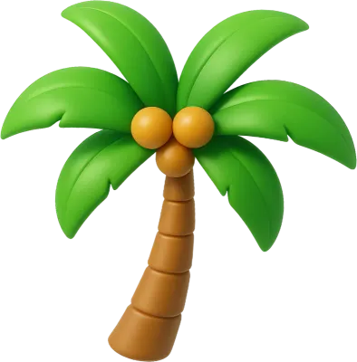 야자수3d아이콘