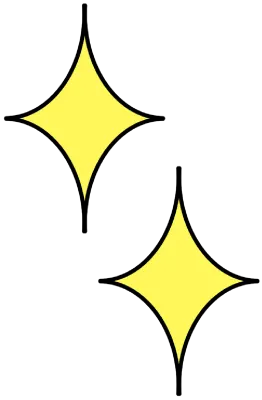 반짝이 PNG 일러스트