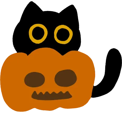 할로윈검은고양이