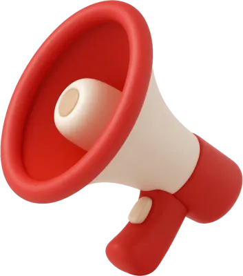 확성기_3d아이콘_공지_마케팅_메가폰