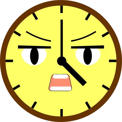 clock face vector illustration