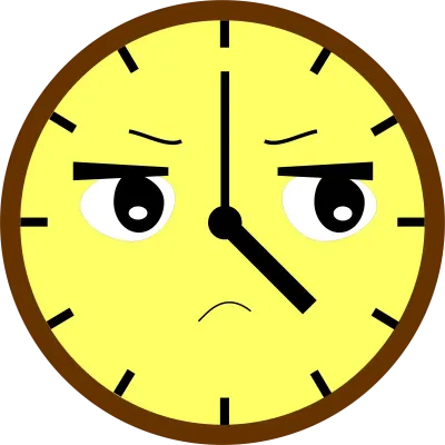 clock face vector illustration