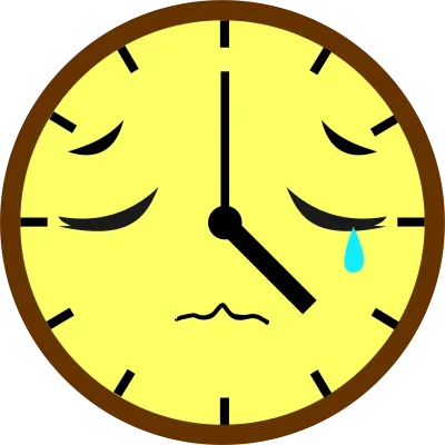 clock face vector illustration