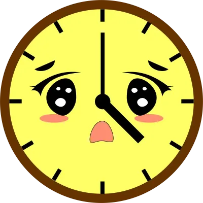 clock face vector illustration