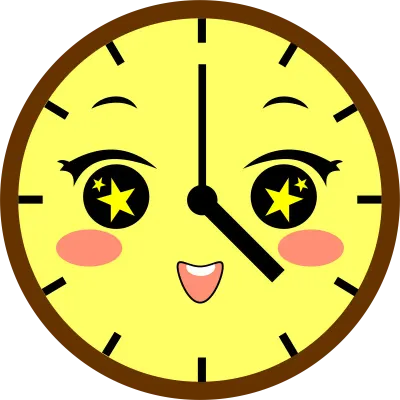 clock face vector illustration