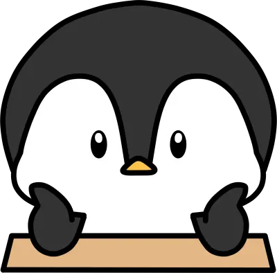 펭귄 캐릭터 북극 남극