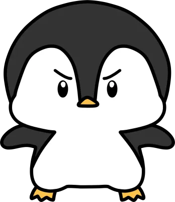 펭귄 캐릭터 북극 남극