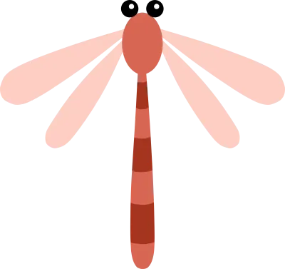 잠자리_곤충 잠자리_심플 잠자리_잠자리 캐릭터