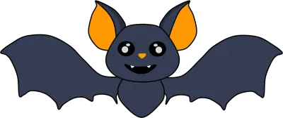 ハロウィンデーかわいいバット