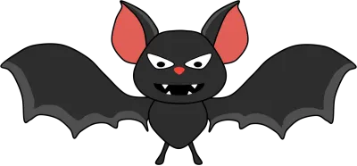 ハロウィンデーかわいいバット