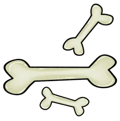 할로윈 뼈다귀 일러스트