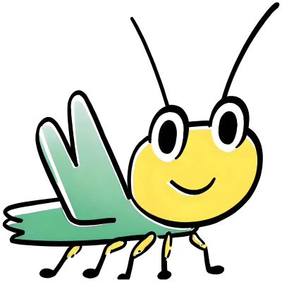 Cute Minimal Kawaii Insects Clipart