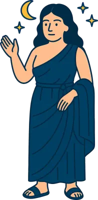 그리스 로마 신화 플랫 일러스트 스타일 01