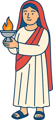 그리스 로마 신화 플랫 일러스트 스타일 01