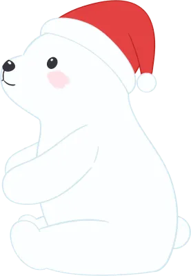 크리스마스 북극곰 친구들