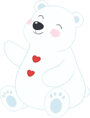 크리스마스 북극곰 친구들